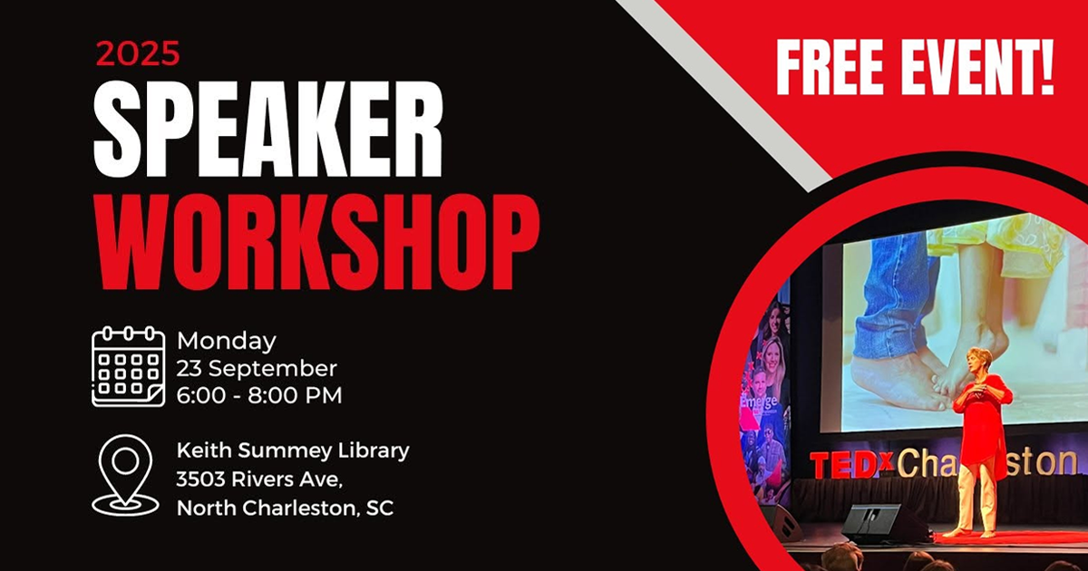 TEDxCharleston to Host Speaker Workshop